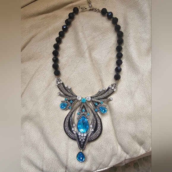 Heidi daus Draped in deco blue necklace - Picture 4 of 8